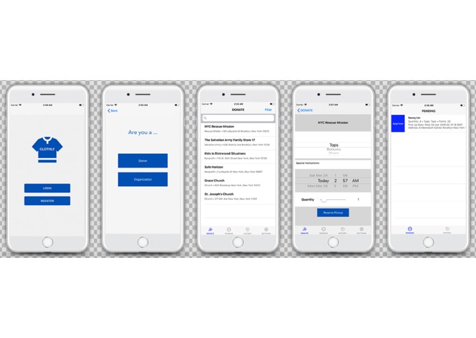 Clothly – screenshot 1