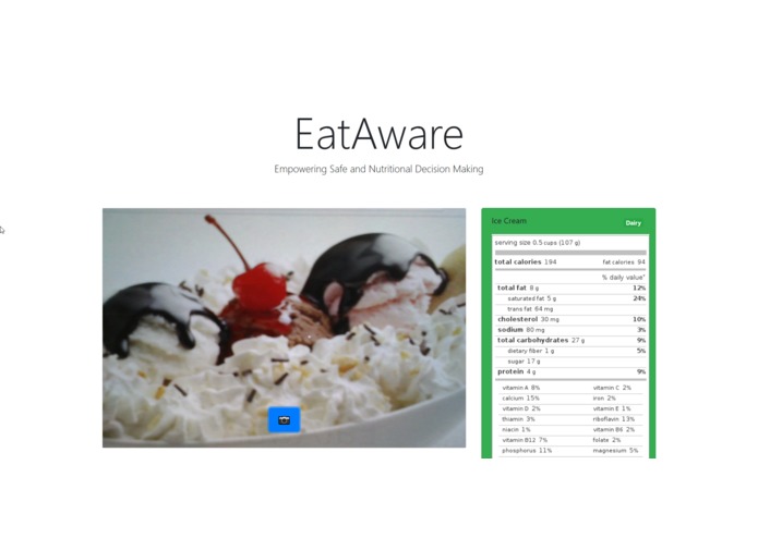 EatAware – screenshot 1