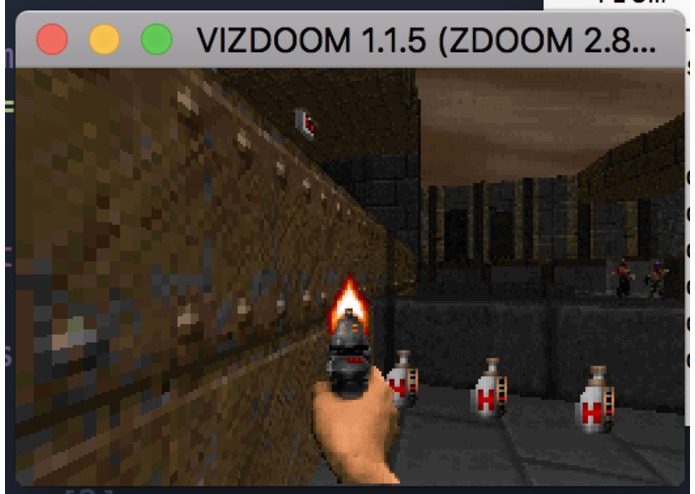 Deep Recurrent Q-Networks in a CIG Doom Environment. – screenshot 3