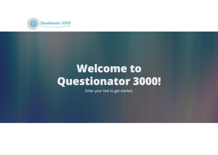 Questionator 3000 – screenshot 1