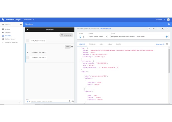 Soap: Voice Activated Assistant Combating Harassment – screenshot 1