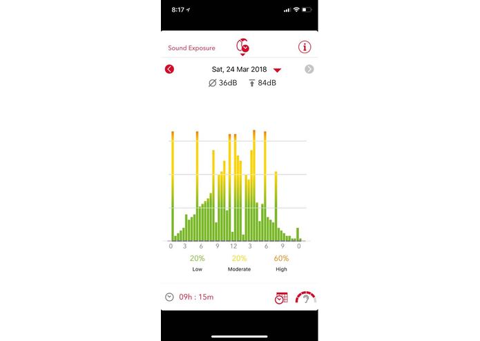 Hearing FitBit – screenshot 2