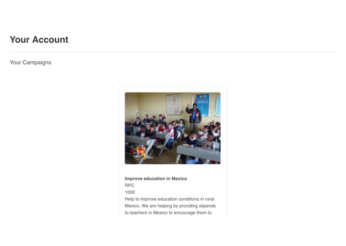 notKickstarter – screenshot 4