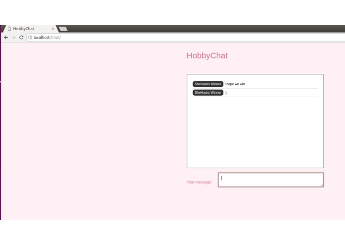 HobbyChat – screenshot 1