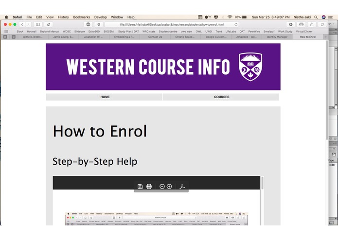 Western Course Info – screenshot 4