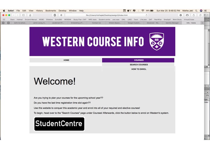Western Course Info – screenshot 3