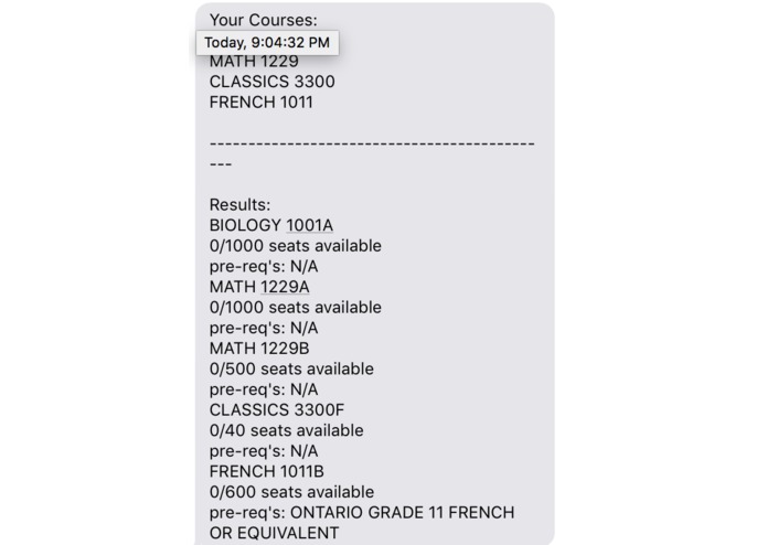 Western Course Info – screenshot 1