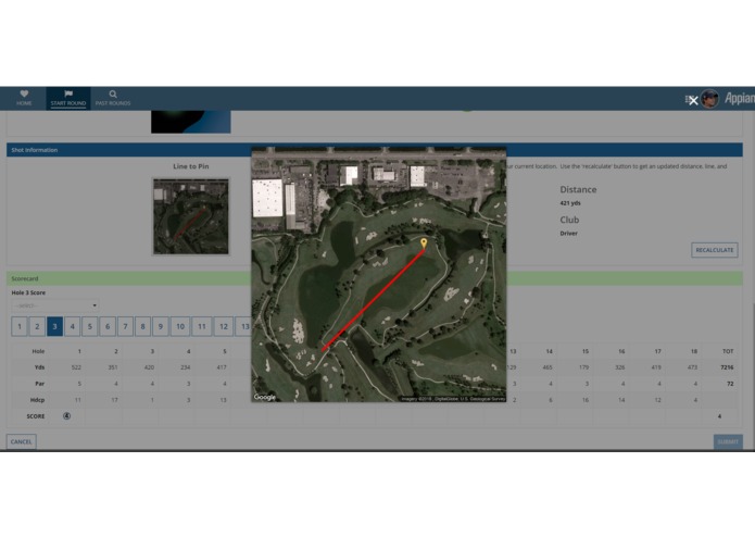 Golf Score Tracker – screenshot 1