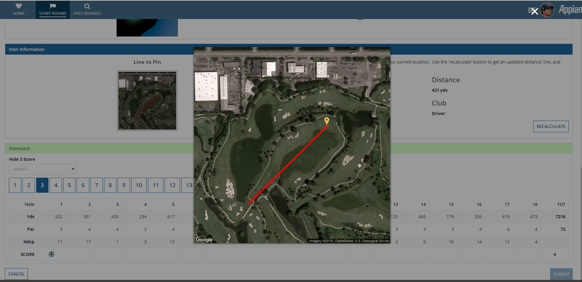 Golf Score Tracker Devpost