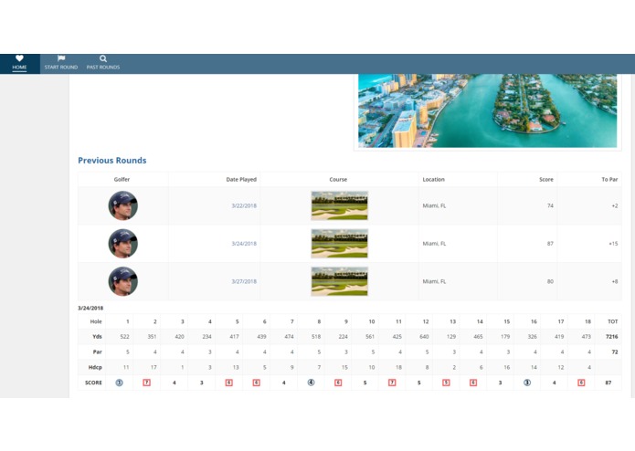 Golf Score Tracker – screenshot 2