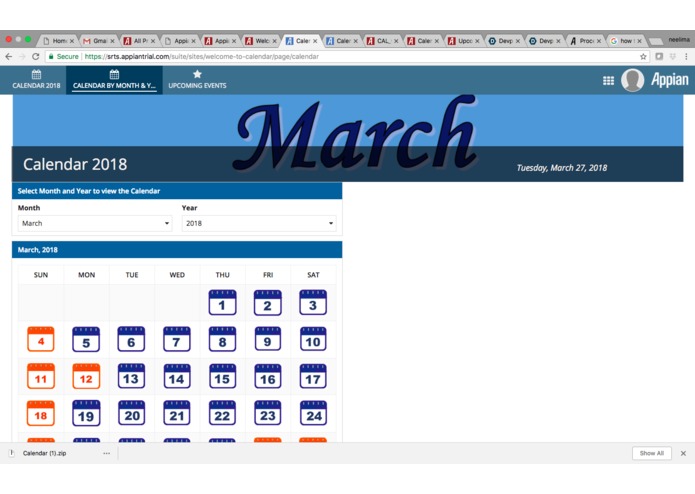 Calendar – screenshot 3