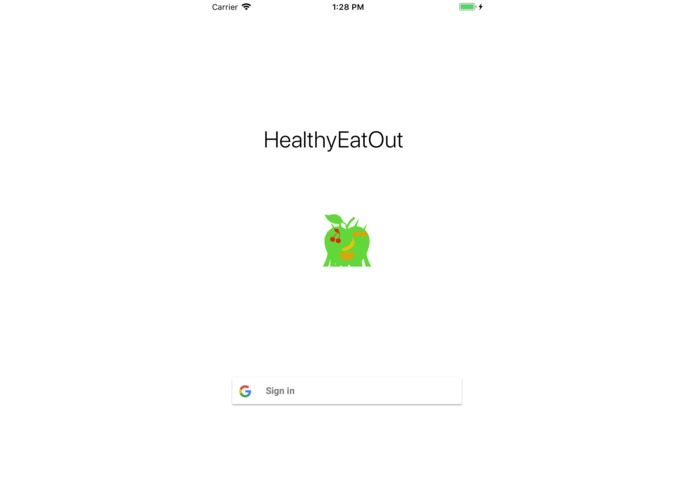 HealthyEatOut – screenshot 1