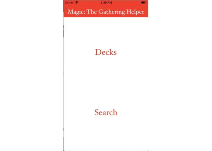 Magic: The Gathering Helper – screenshot 1