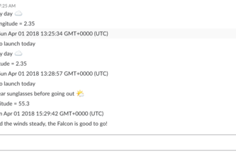 Slack Weather and Time Utility 