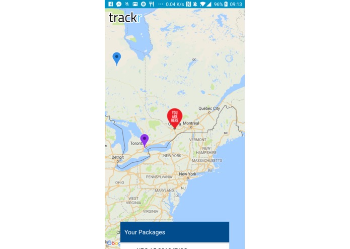 trackr – screenshot 1