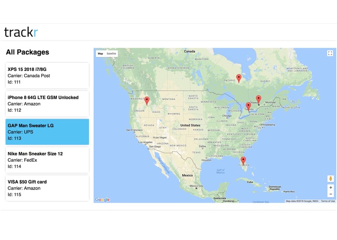 trackr – screenshot 4