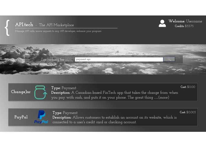 Api.tech – screenshot 1