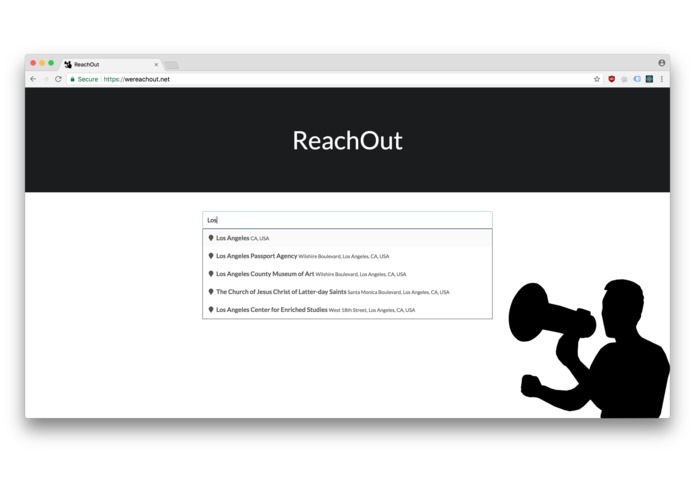 ReachOut – screenshot 1