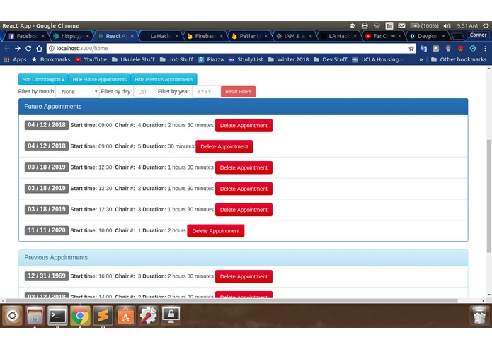 KP Chemo Clinic Scheduler – screenshot 2