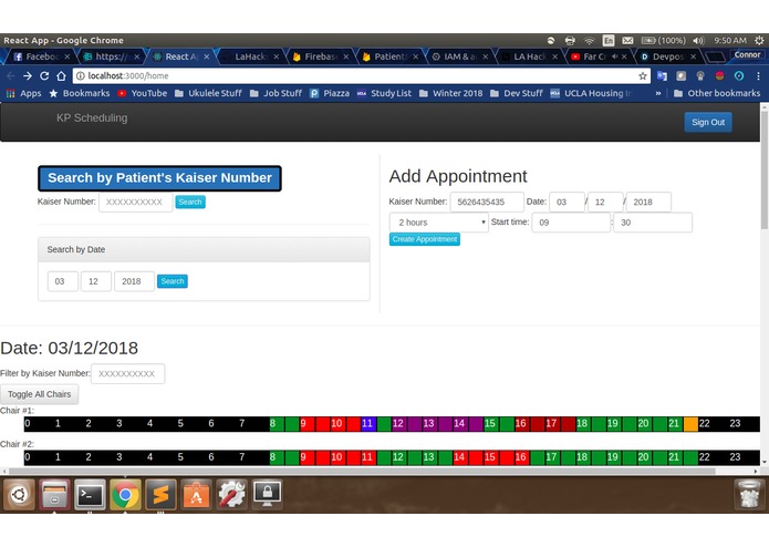 KP Chemo Clinic Scheduler – screenshot 5