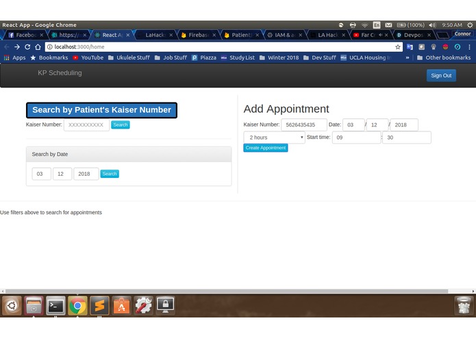 KP Chemo Clinic Scheduler – screenshot 6