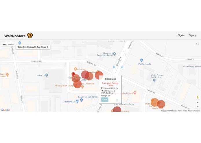 WaitNoMore – screenshot 1