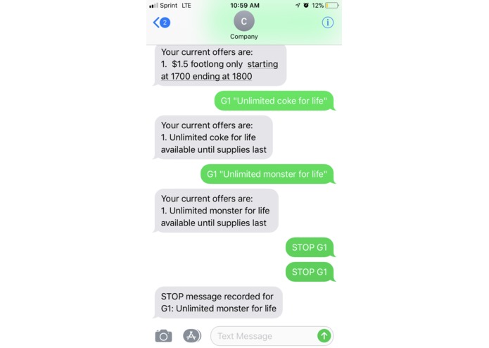 No Waste Text – screenshot 1