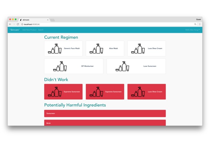 "Skincare" – screenshot 1