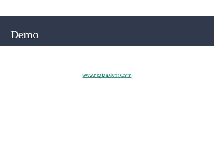 Team 18: NBA Fanalytics – screenshot 13