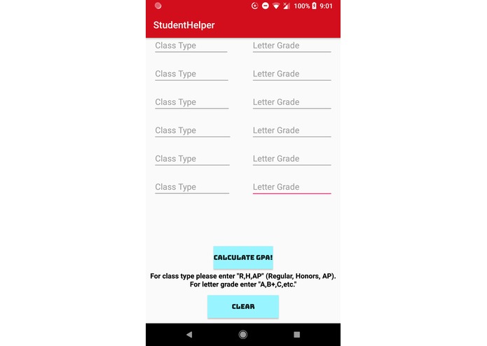 StudentHelper – screenshot 1