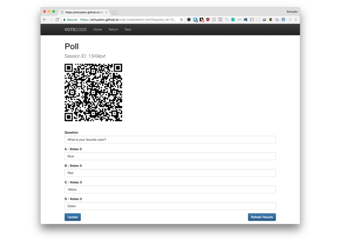 Vote Code – screenshot 3