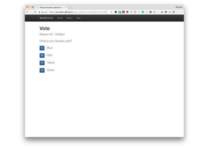 Vote Code – screenshot 4