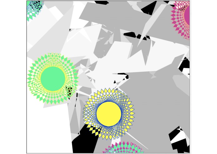 Art with Python - Exploration with Random Loops – screenshot 3