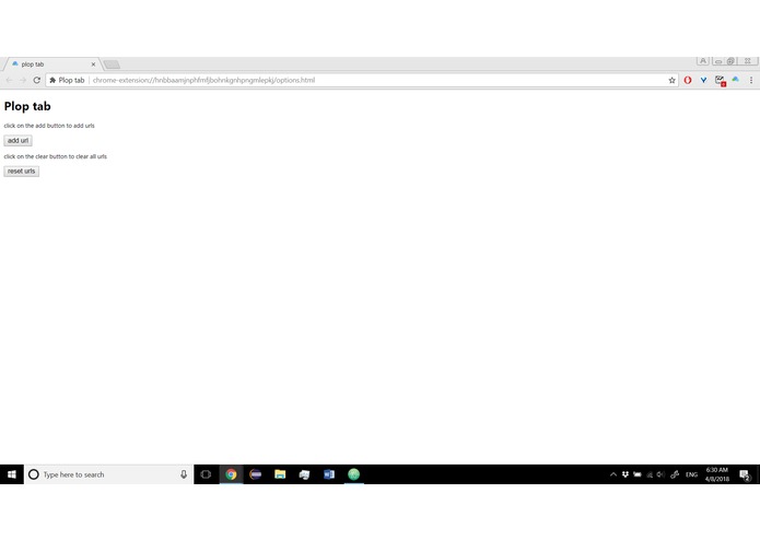 PlopTab – screenshot 1