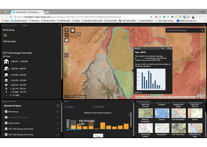 HomefromHome: Housing Market GIS – screenshot 2
