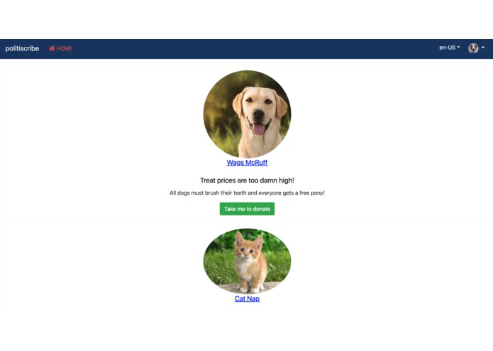 politiscribe – screenshot 3