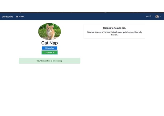 politiscribe – screenshot 4