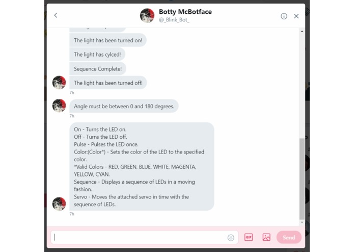 Twitter to Physical Arduino Interface – screenshot 2