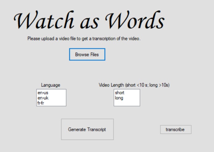 Watch as Words – screenshot 1