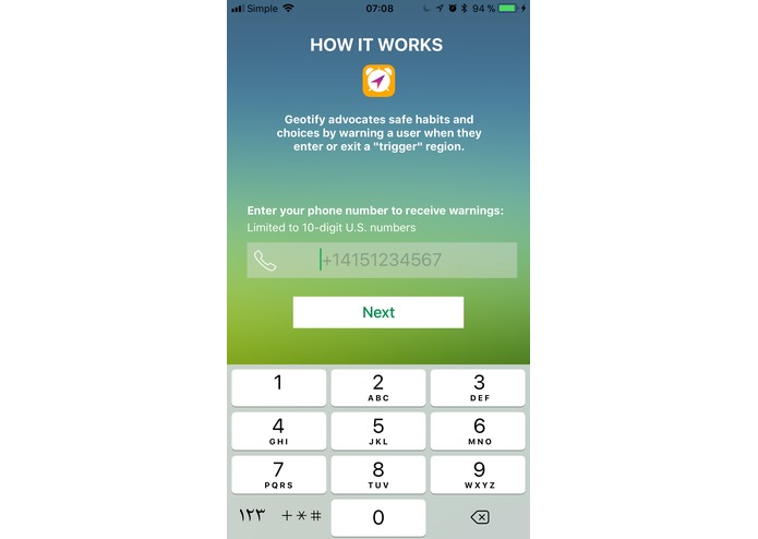 Geotify – screenshot 2