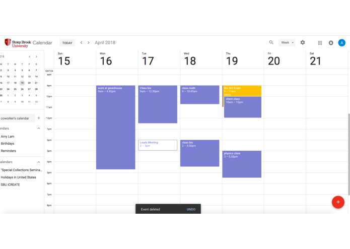 smart calendar  – screenshot 2