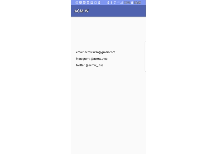 ACM/ACMW Android App – screenshot 2