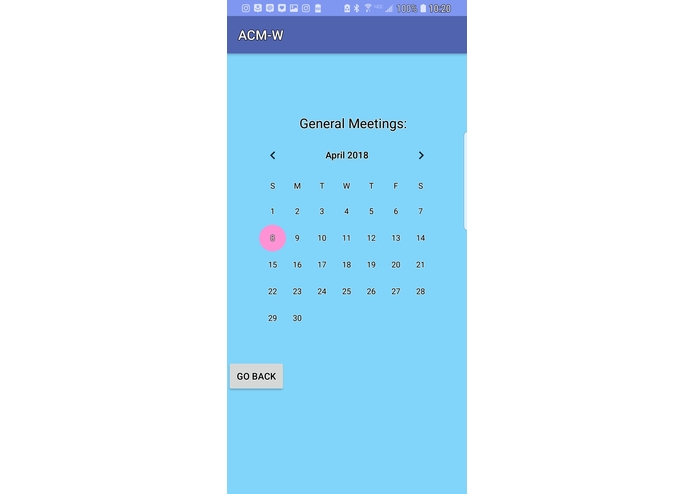 ACM/ACMW Android App – screenshot 3