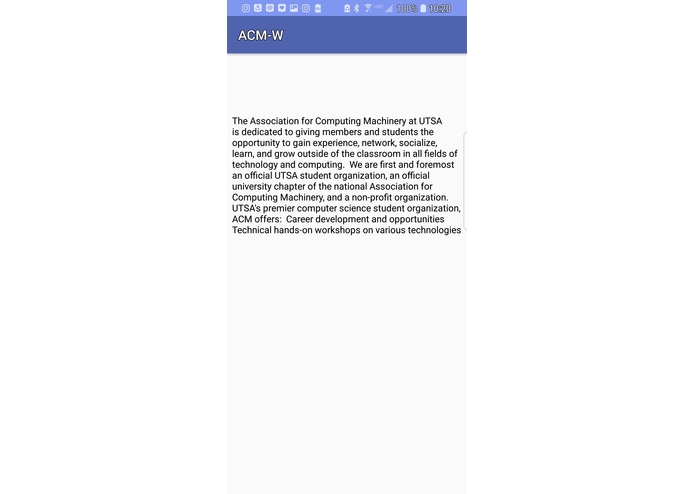 ACM/ACMW Android App – screenshot 5