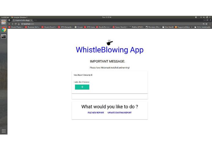 The Whistleblower App – screenshot 2