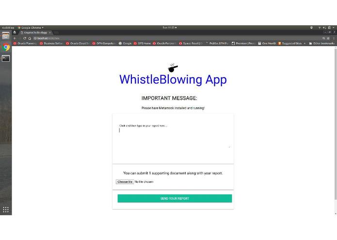 The Whistleblower App – screenshot 3