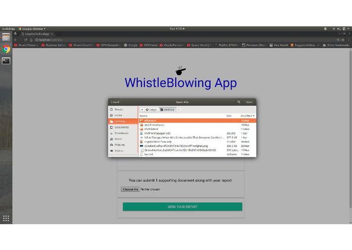 The Whistleblower App – screenshot 4