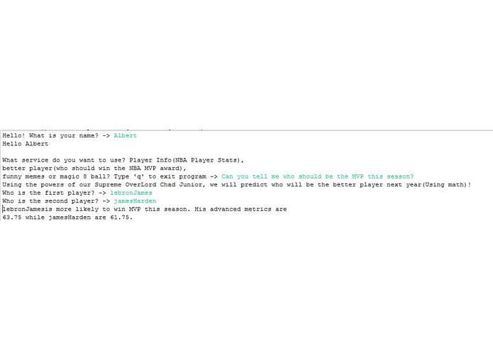 ChadBot – screenshot 3