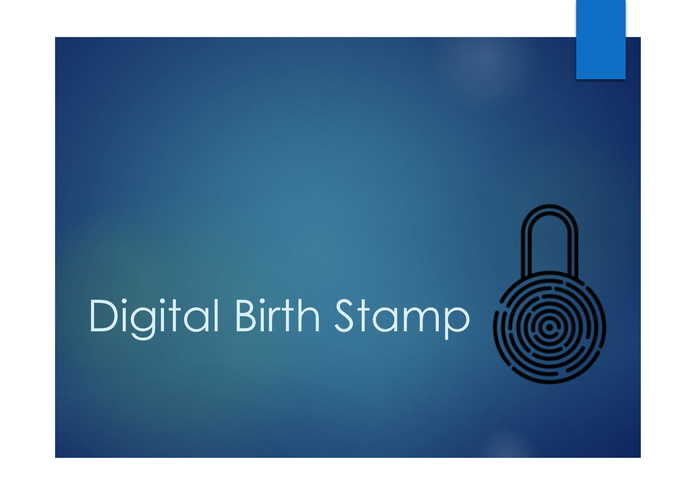 Digital BirthStamp – screenshot 1